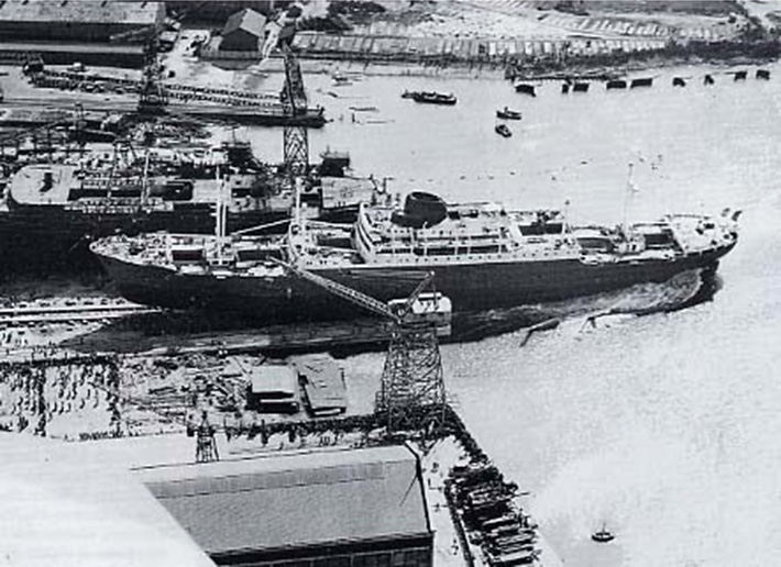 Launching of Caledonien