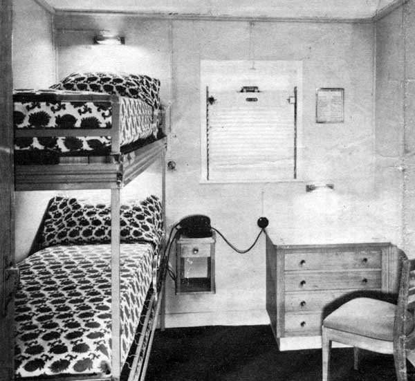 Tourist Class Cabin